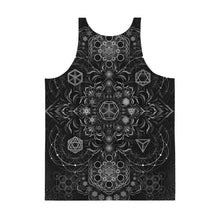 Load image into Gallery viewer, Elements Black AOP Tank Top - Yantrart Design