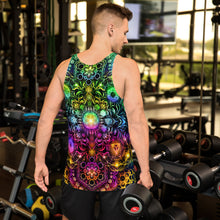 Load image into Gallery viewer, Elements Rainbow Neon AOP Tank Top - Yantrart Design