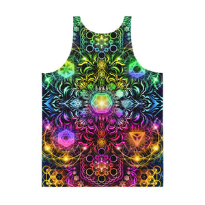 Elements Rainbow Neon AOP Tank Top - Yantrart Design