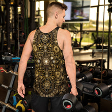 Load image into Gallery viewer, Elements Gold AOP Tank Top - Yantrart Design