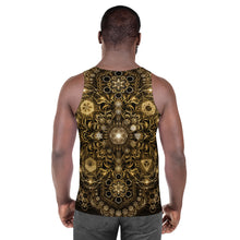Load image into Gallery viewer, Elements Gold AOP Tank Top - Yantrart Design