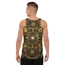 Load image into Gallery viewer, Elements Gold AOP Tank Top - Yantrart Design