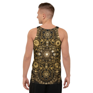 Elements Gold AOP Tank Top - Yantrart Design