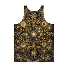 Load image into Gallery viewer, Elements Gold AOP Tank Top - Yantrart Design