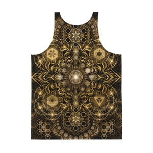 Elements Gold AOP Tank Top - Yantrart Design