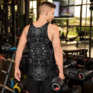 Elements Black AOP Tank Top - Yantrart Design