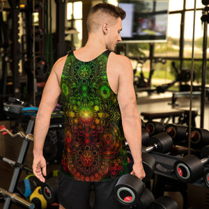 Elements Rasta Sublimation Tank Top - Yantrart Design