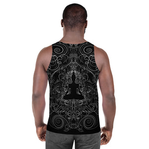 Nurturing Black Sublimation Tank Top - Dimance Art