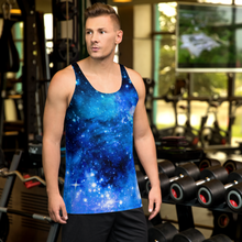 Load image into Gallery viewer, Blue Galaxy AOP Tank Top
