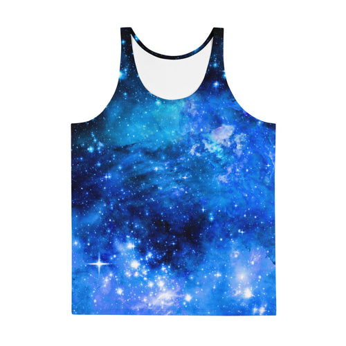 Blue Galaxy AOP Tank Top