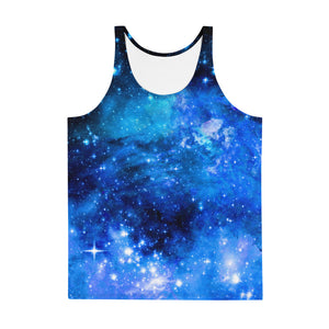 Blue Galaxy AOP Tank Top
