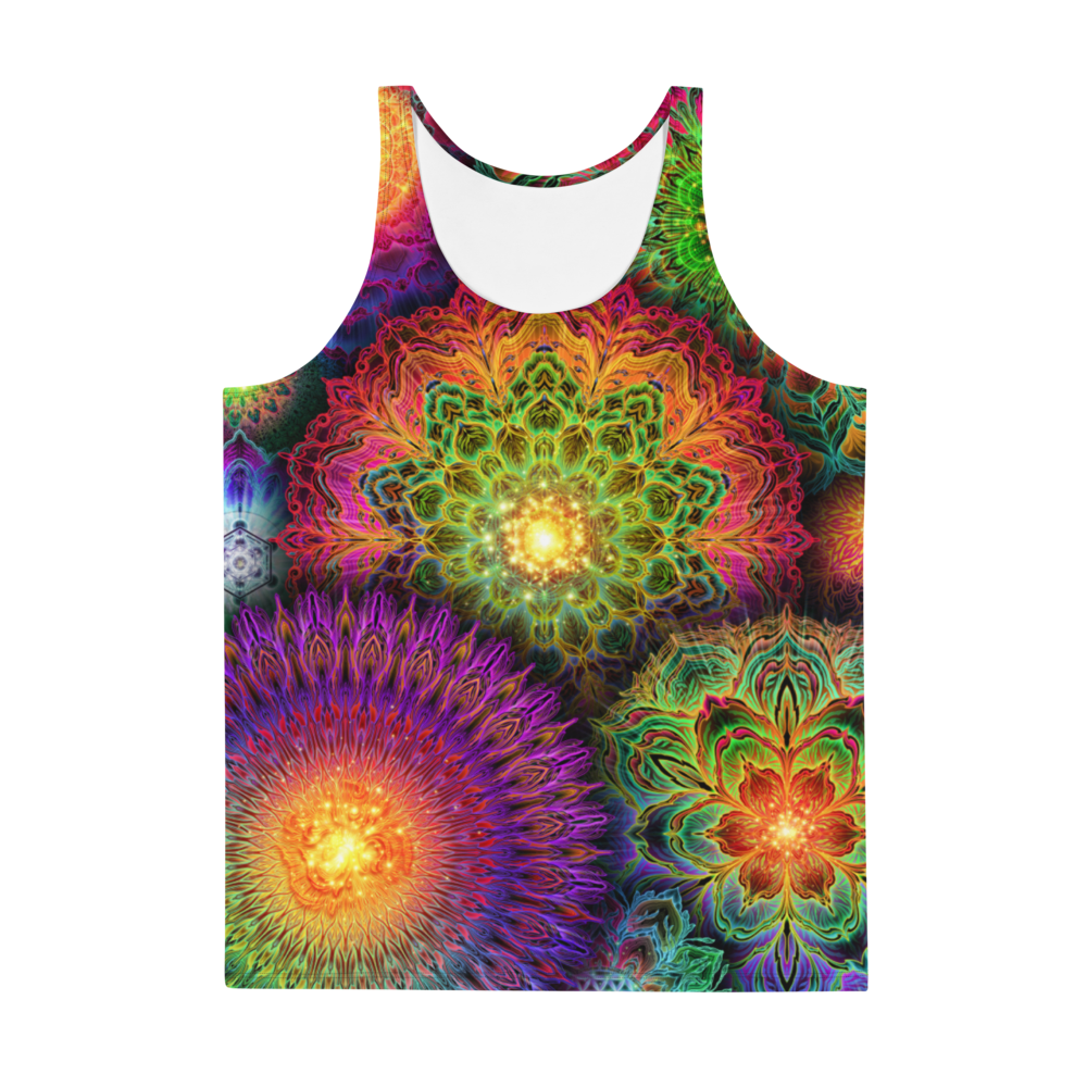 Chromatic Bloom AOP Tank Top