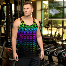 Load image into Gallery viewer, Flower Of Life Rainbow Sublimation Tank Top