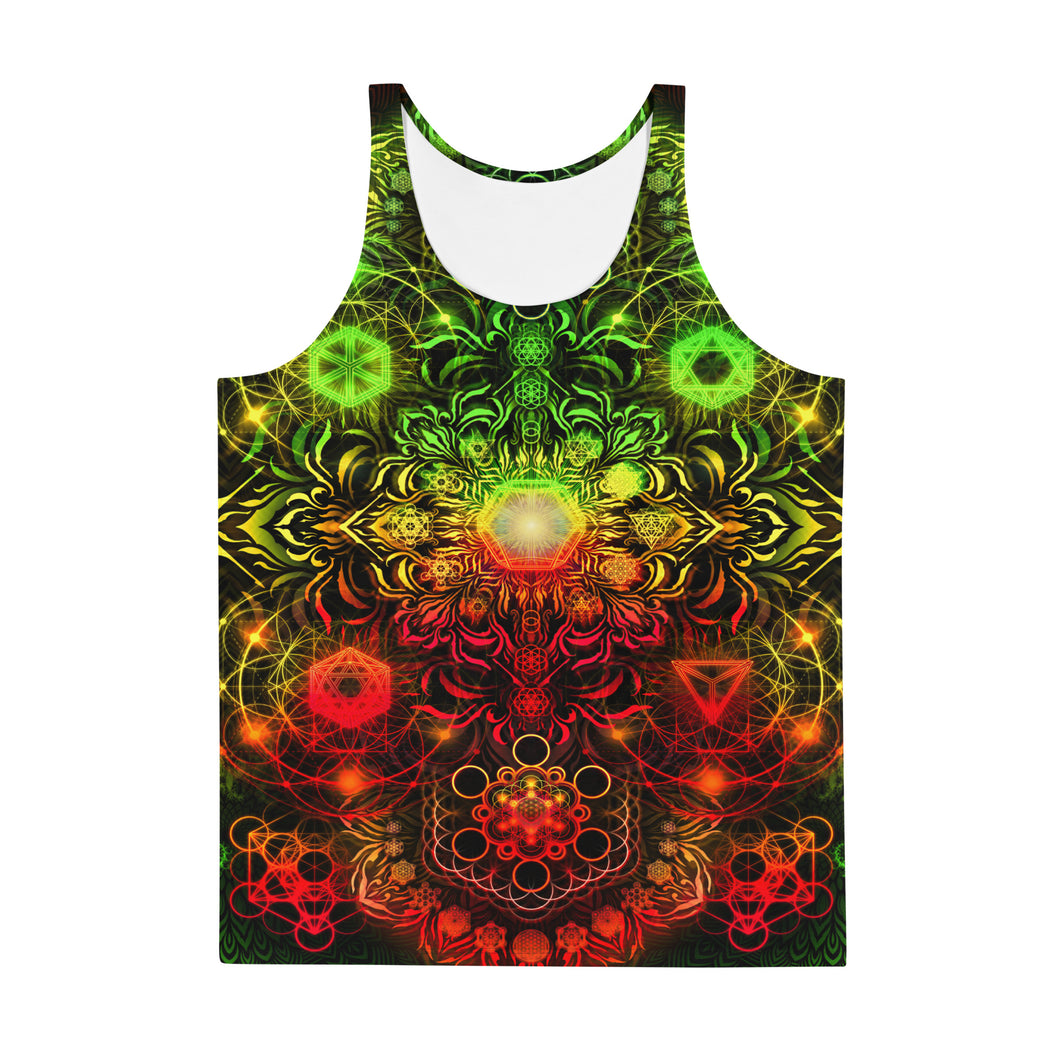 Elements Ratsa Neon AOP Tank Top - Yantrart Design