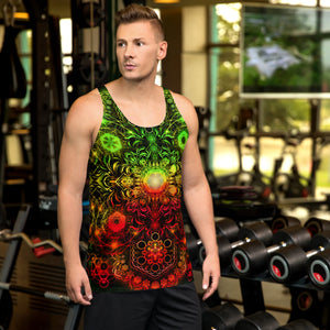 Elements Ratsa Neon AOP Tank Top - Yantrart Design