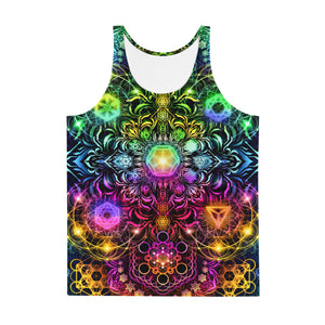 Elements Rainbow Neon AOP Tank Top - Yantrart Design