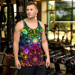 Elements Rainbow Neon AOP Tank Top - Yantrart Design