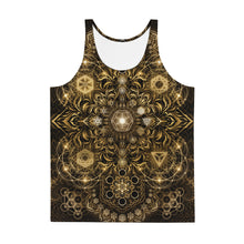 Load image into Gallery viewer, Elements Gold AOP Tank Top - Yantrart Design