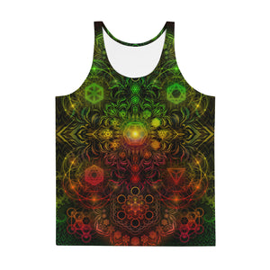 Elements Rasta Sublimation Tank Top - Yantrart Design