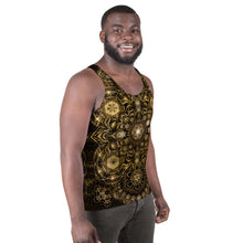 Load image into Gallery viewer, Elements Gold AOP Tank Top - Yantrart Design