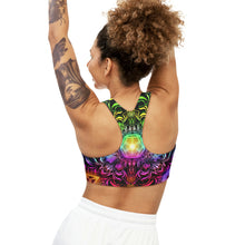 Load image into Gallery viewer, Elements Rainbow Sublimation Sports Bra - Yantrat Design