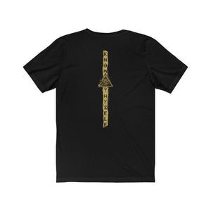 Truth Seeker Gold On Black T-Shirt