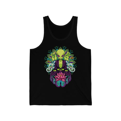 Meditating Alien Tank Top