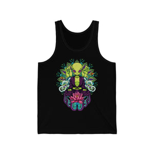 Meditating Alien Tank Top