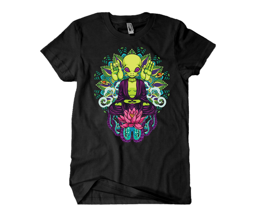 Meditating Alien T-Shirt